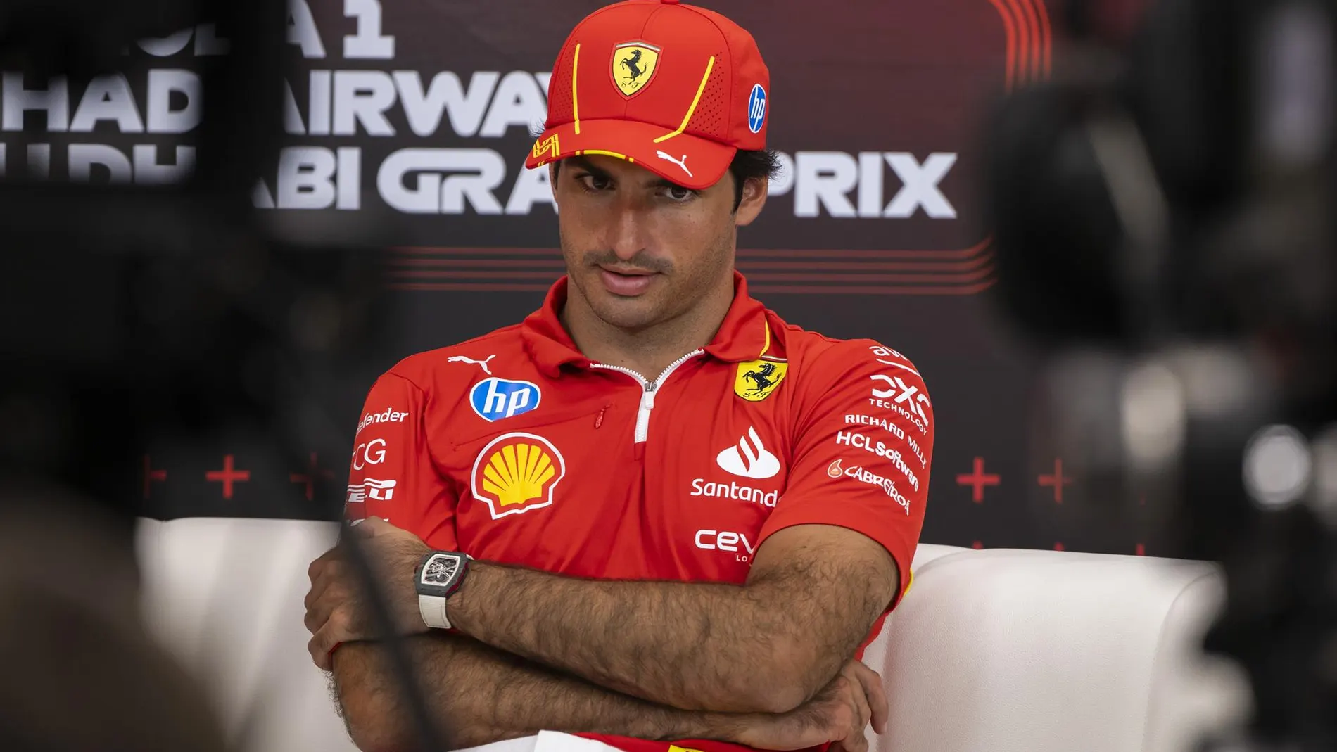 Carlos Sainz, en Abu Dabi