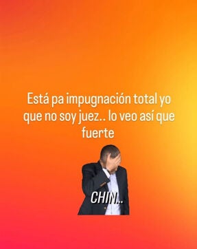 Story de Valeri Cuéllar, ex amante de Álvaro Muñoz Escassi
