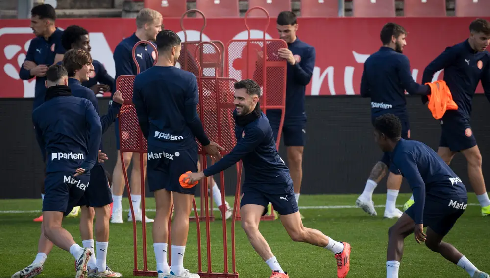 Entrenamiento del Girona FC