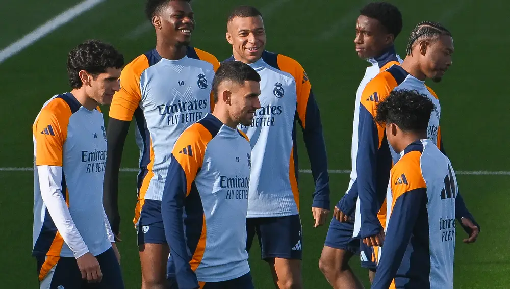 Entrenamiento del Real Madrid