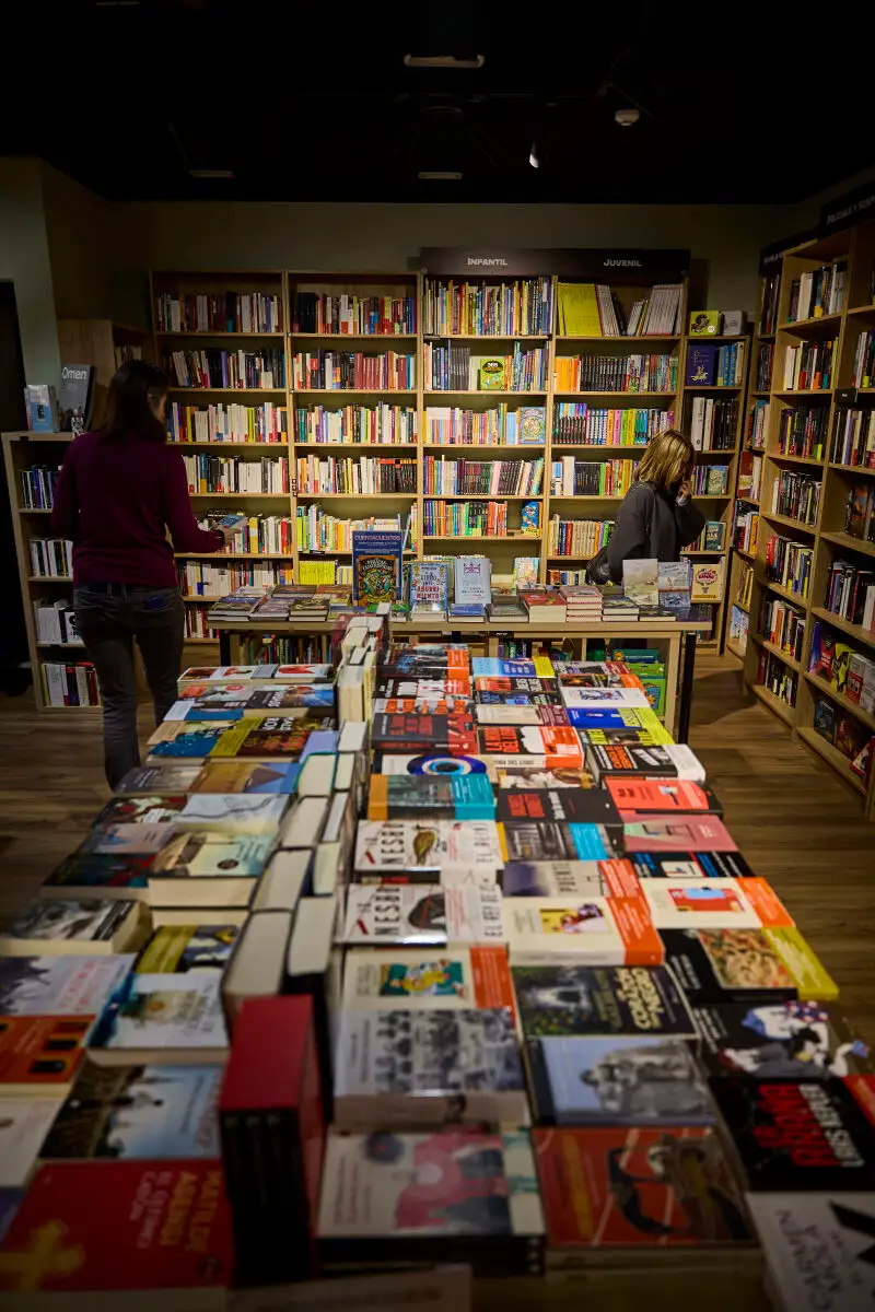 Una vista general de la librería El Halcón Maltés, ubicada en la calle Fernando el Católico, 3, en una foto tomado el pasado 6 de diciembre