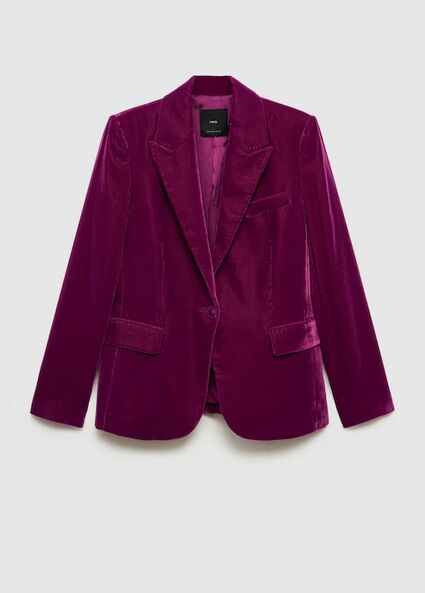 Blazer terciopelo.