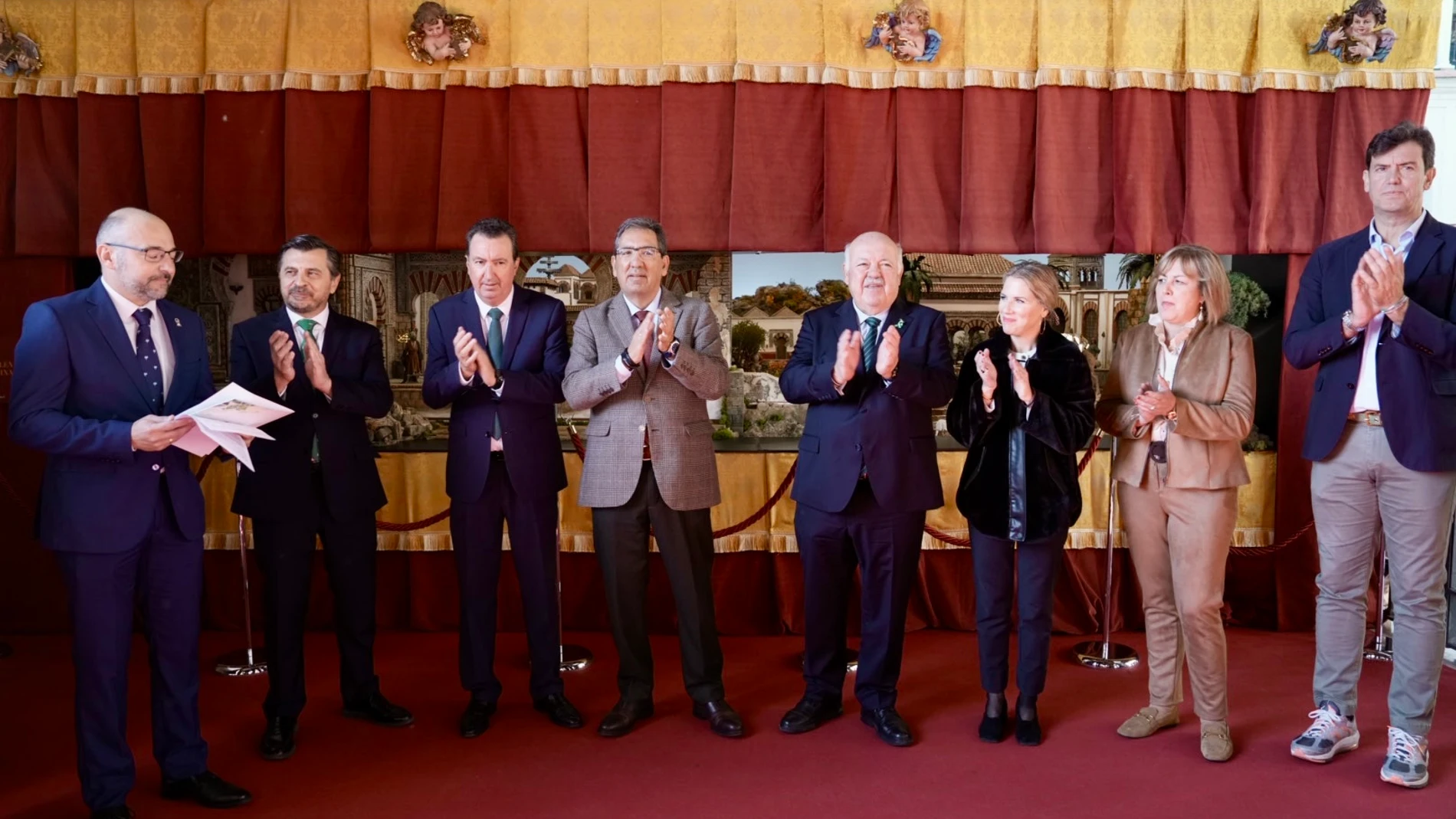 La Fundación Cajasol colabora con el primer belén monumental del Parlamento de Andalucía