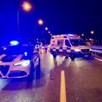 Un muerto y tres heridos en accidente de tráfico con una grúa en San Fernando de Henares
