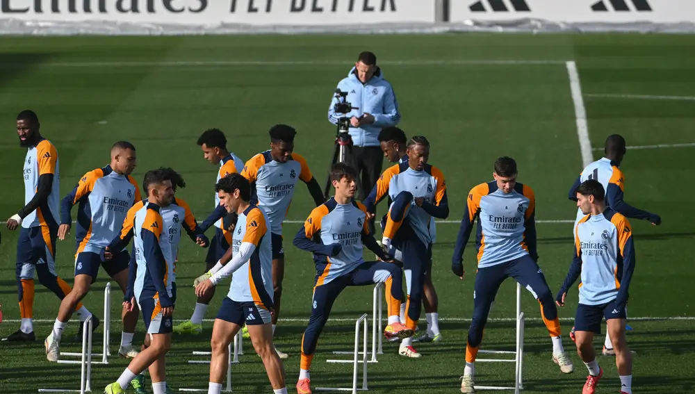 Entrenamiento del Real Madrid