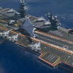 "Shtorm", el portaaviones de nueva generación y propulsión nuclear con el que Putin quiere equipararse a Trump