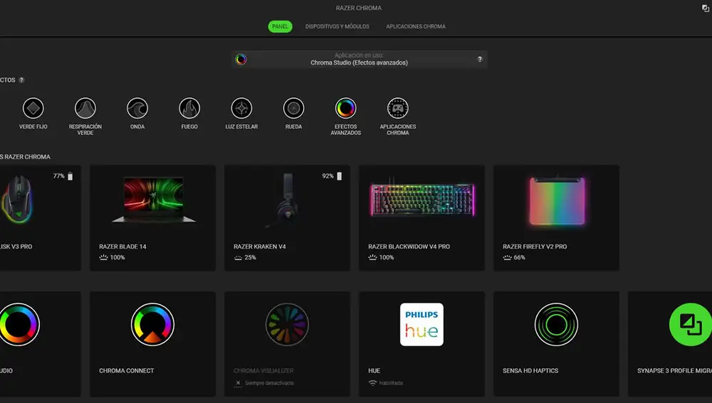 Iluminación inmersiva gaming