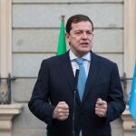 Mañueco en el acto de la Constitución celebrado en el Congreso de los Diputados