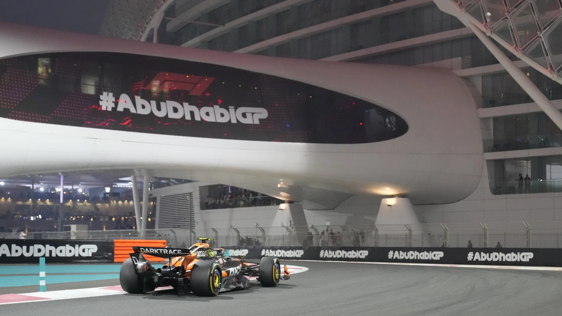 Lando Norris, en la primera jornada del GP de Abu Dabi