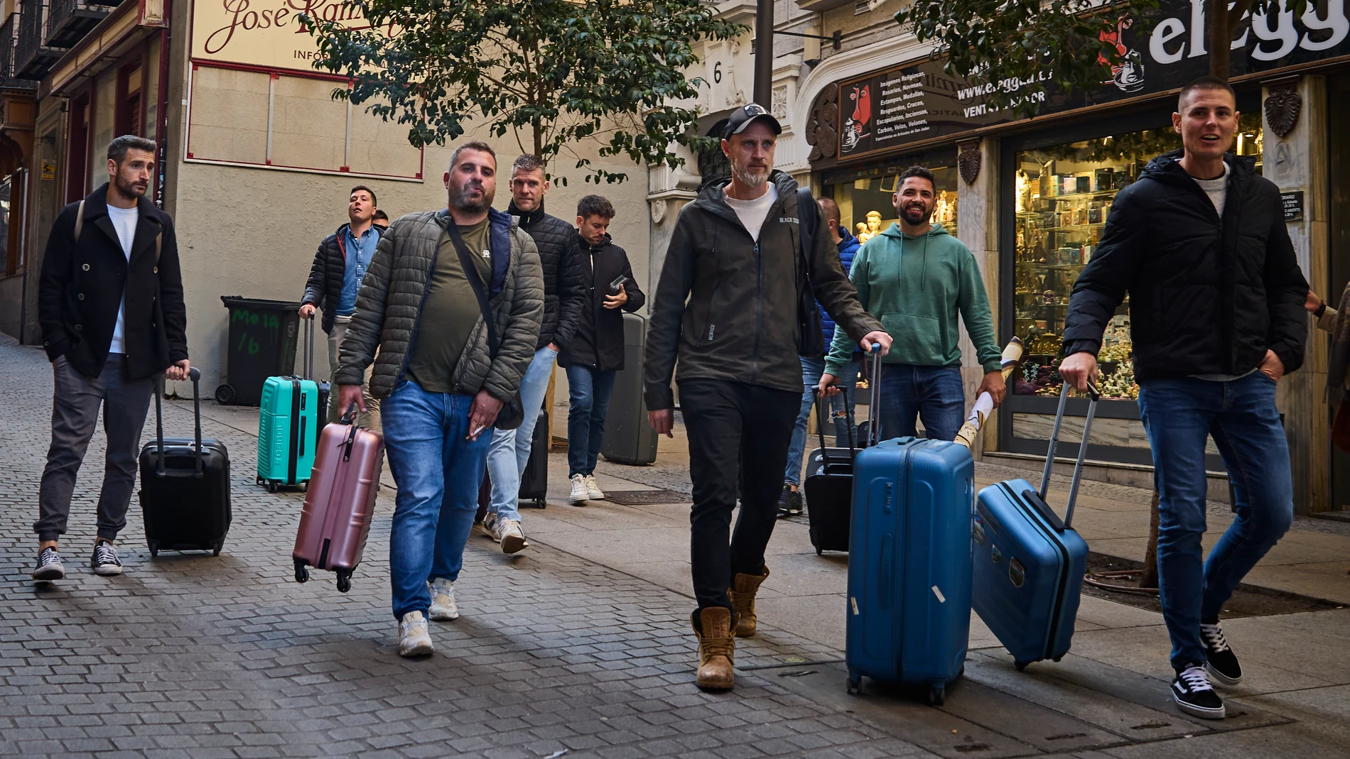 Turistas en el centro de Madrid en pleno puente de la Constitución