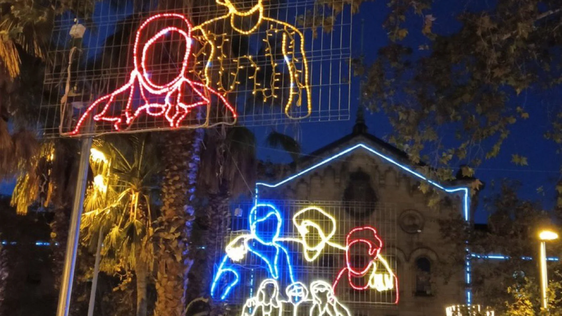 Las luces navideñas de Barcelona más islámicas y "multiculturales"