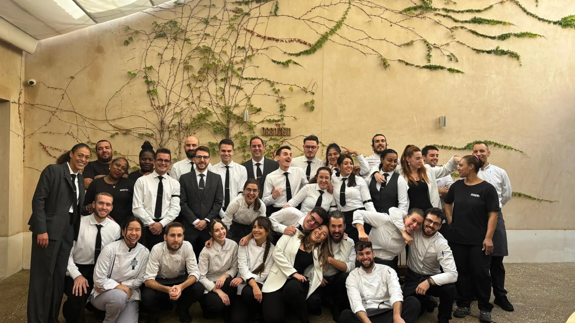 El equipo que compone el restaurante Desde 1911, en el distrito de Moncloa-Aravaca
