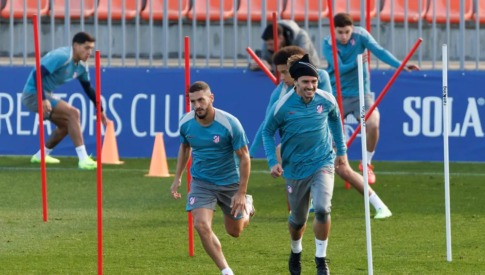 Entrenamiento Atlético de Madrid