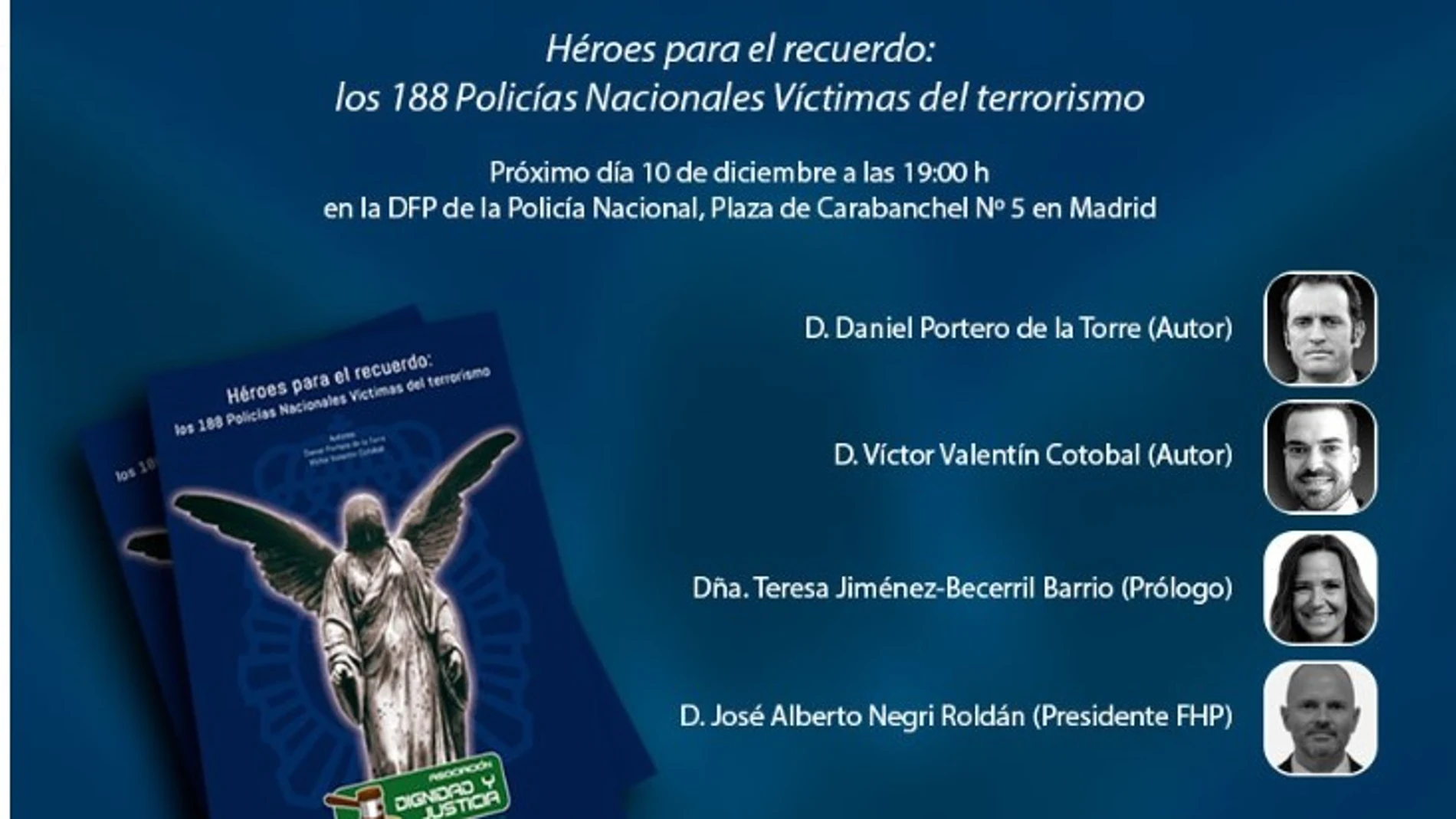 Cartel de presentación del libro