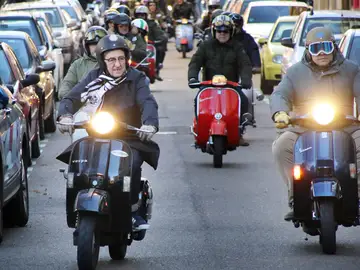 La Scooter Run cumple con su habitual cita en el Purple Weekend de León La Scooter Run cumple con su habitual cita en el Purple Weekend de León