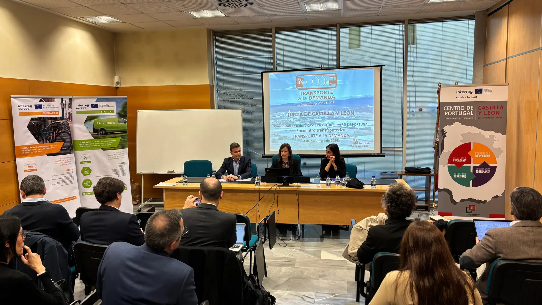 Reunión entre representantes de Portugal y la Junta de Castilla y León