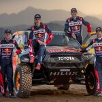 Los pilotos del Repsol Toyota Gazoo Racing