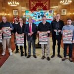 Javier Faúndez, Cipriano García y Emilio Fernández durante la presentación del certamen