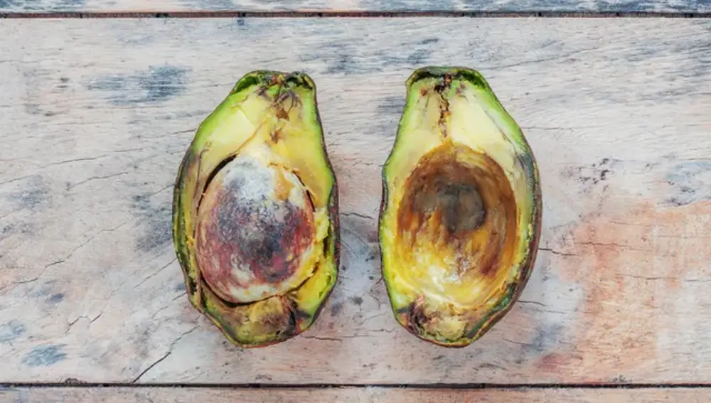 Aguacate en mal estado