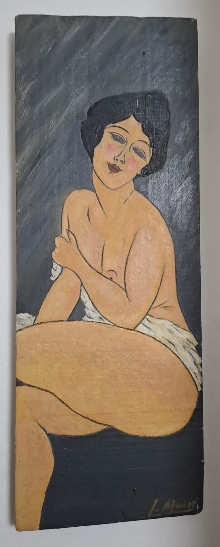 Un óleo de Marsé copiando a Modigliani