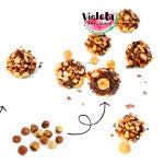 Bombones caseros de chocolate y avellanas 
