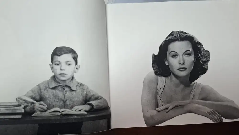 El niño Juan Marsé junto a Hedy Lamarr