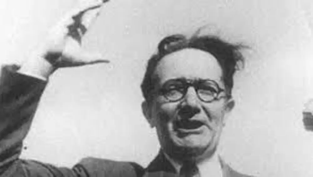 Castelao en un mitin