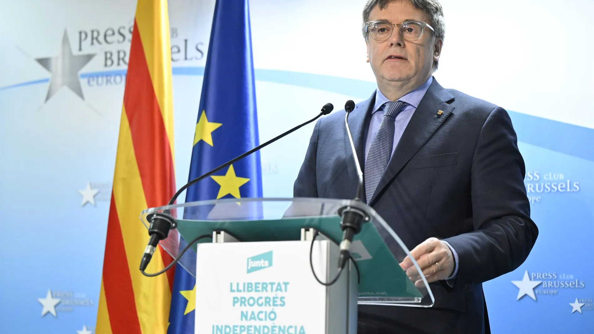 VÍDEO: Puigdemont exige a Sánchez que se someta a una cuestión de confianza: "No es de fiar"