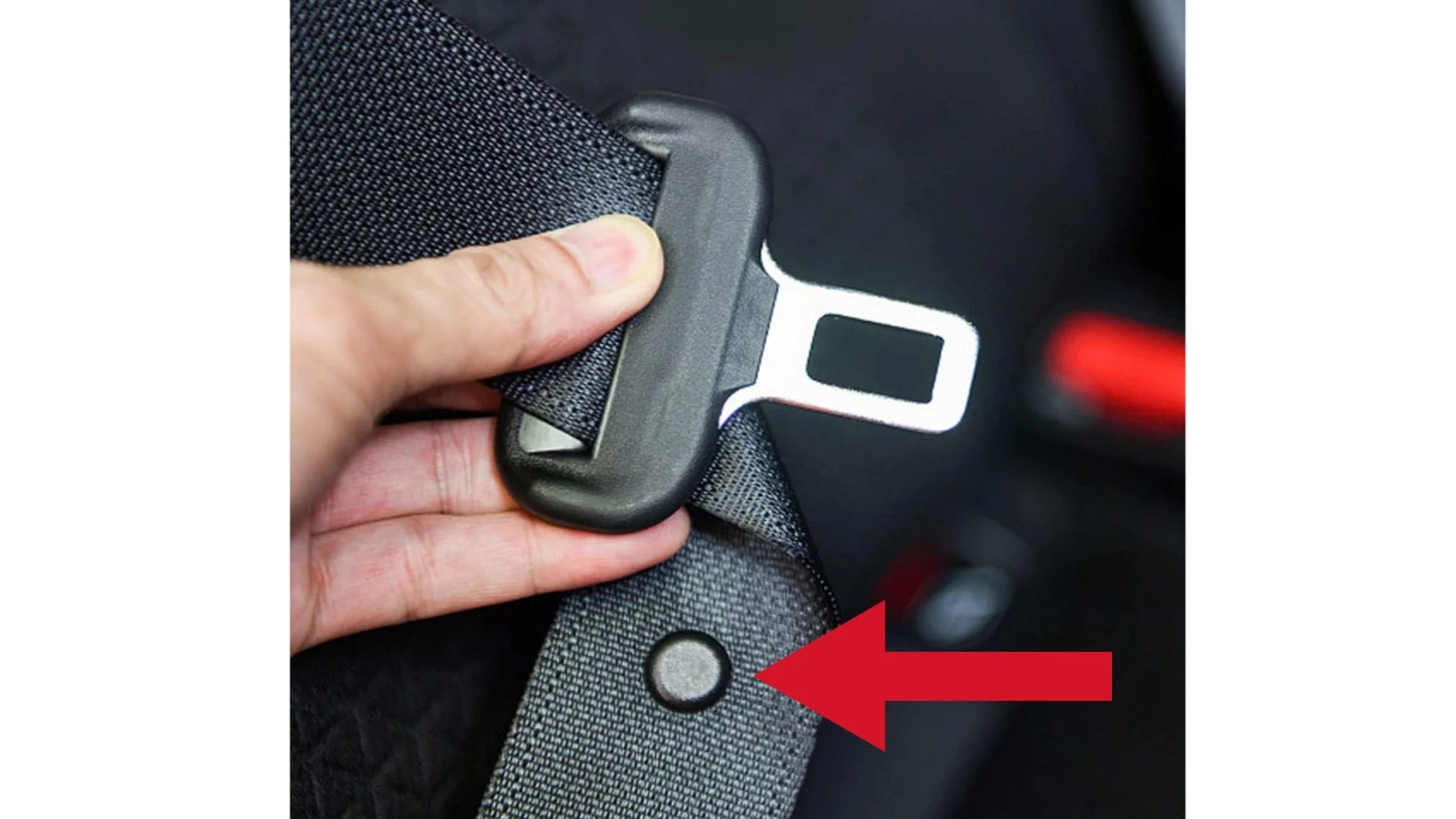 ¿Para qué sirve el botón del cinturón de seguridad?