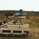 Ucrania fabrica un robot oruga para ametralladoras en un momento clave de la guerra
