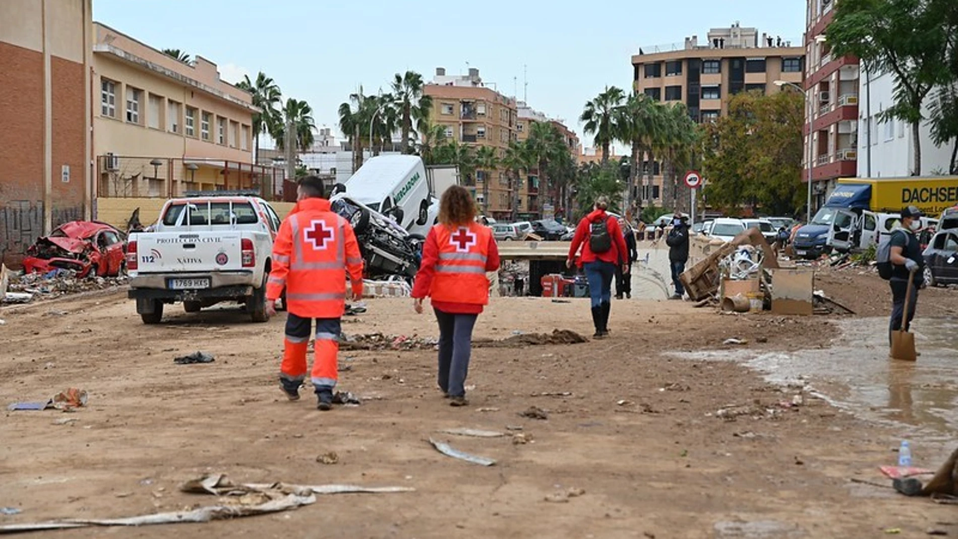 Np: Cruz Roja Almeria Participa En La Atención A La Emergencia De Valencia REMITIDA / HANDOUT por CRUZ ROJA Fotografía remitida a medios de comunicación exclusivamente para ilustrar la noticia a la que hace referencia la imagen, y citando la procedencia de la imagen en la firma 04/11/2024