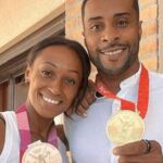 Ana Peleteiro y Nelson Évora