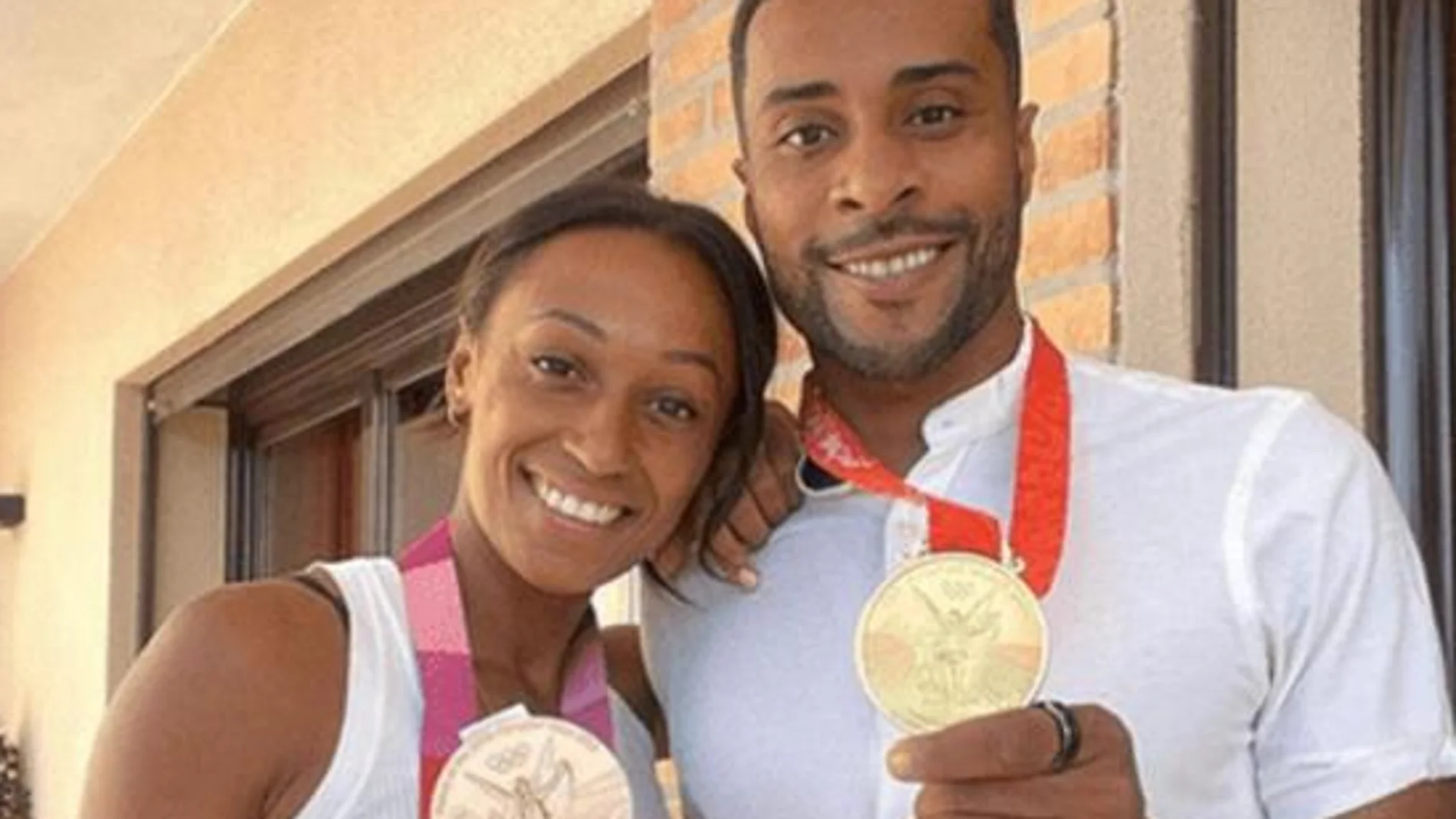 Ana Peleteiro y Nelson Évora