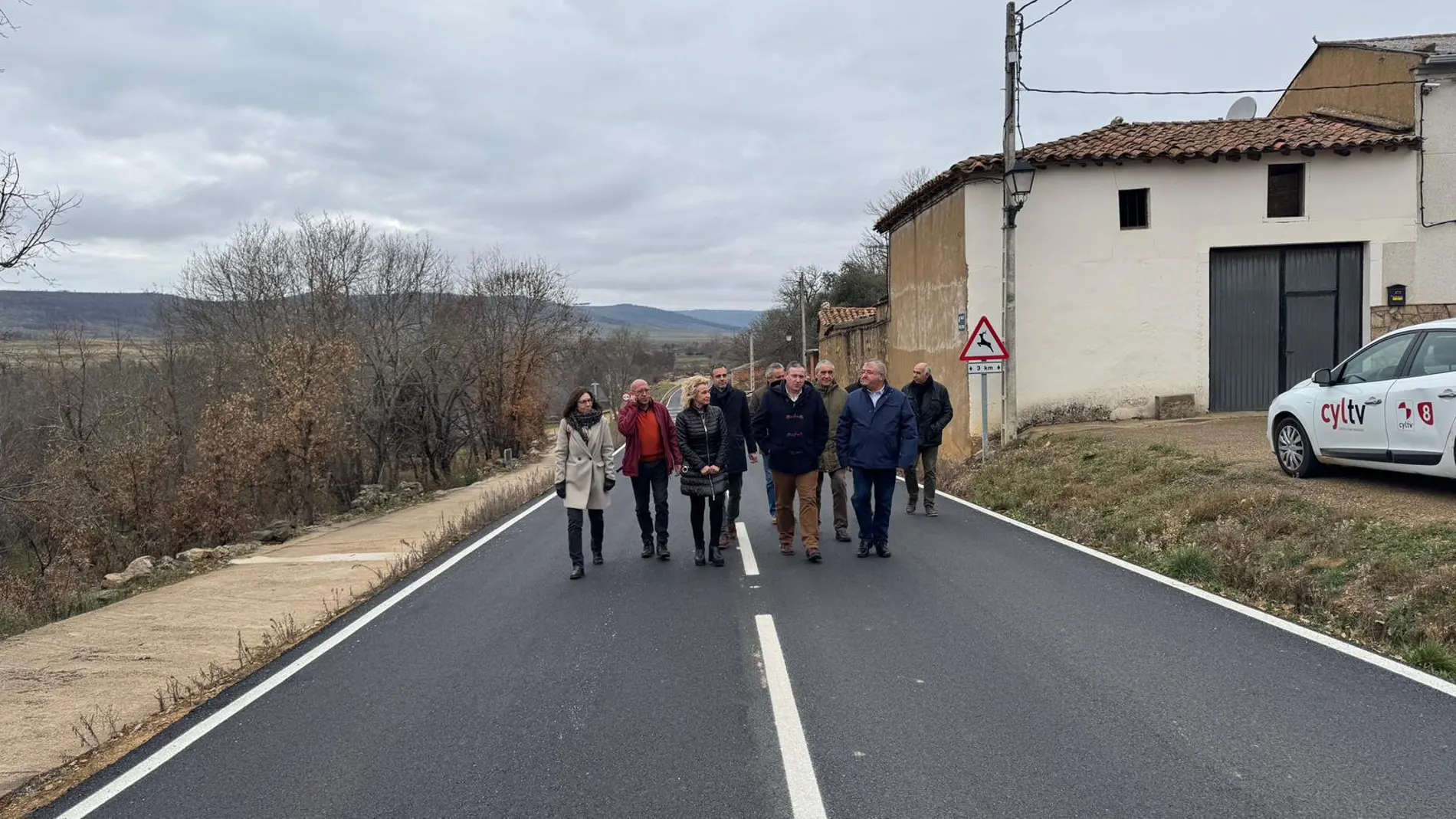 El presidente de la Diputación de Zamora, Javier Faúndez, visita la infraestructura