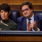 Oscar López, durante la sesión de control al gobierno en el Congreso de los Diputados. © Alberto R. Roldán / D