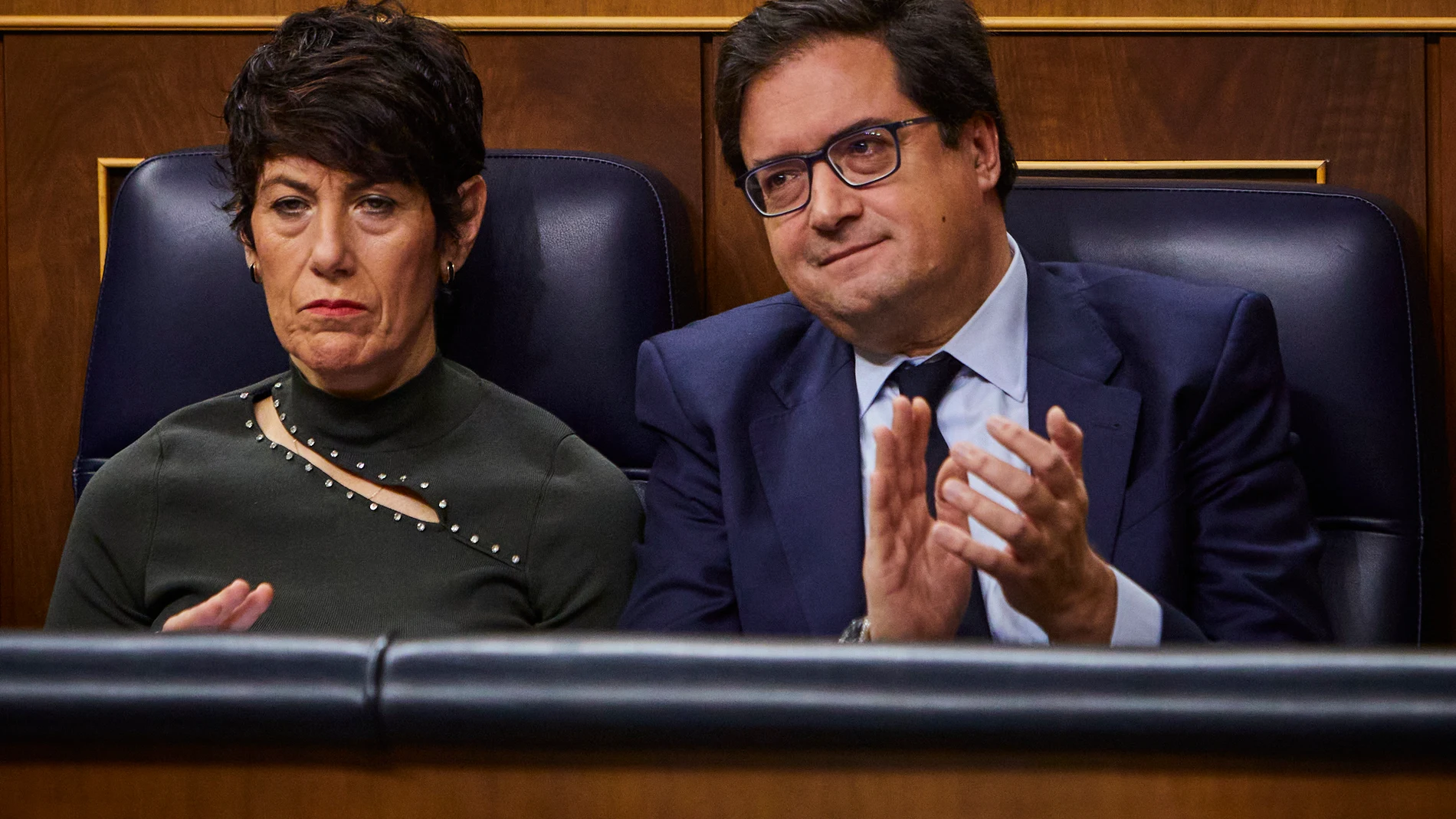 Oscar López, durante la sesión de control al gobierno en el Congreso de los Diputados. © Alberto R. Roldán / Diario La Razón. 11 12 2024