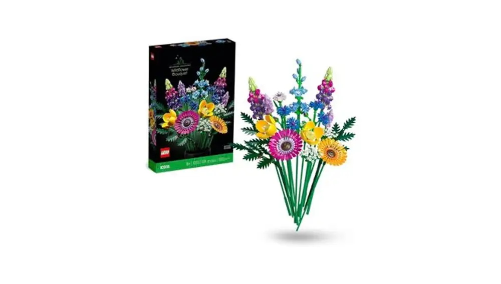 ramo de flores Lego