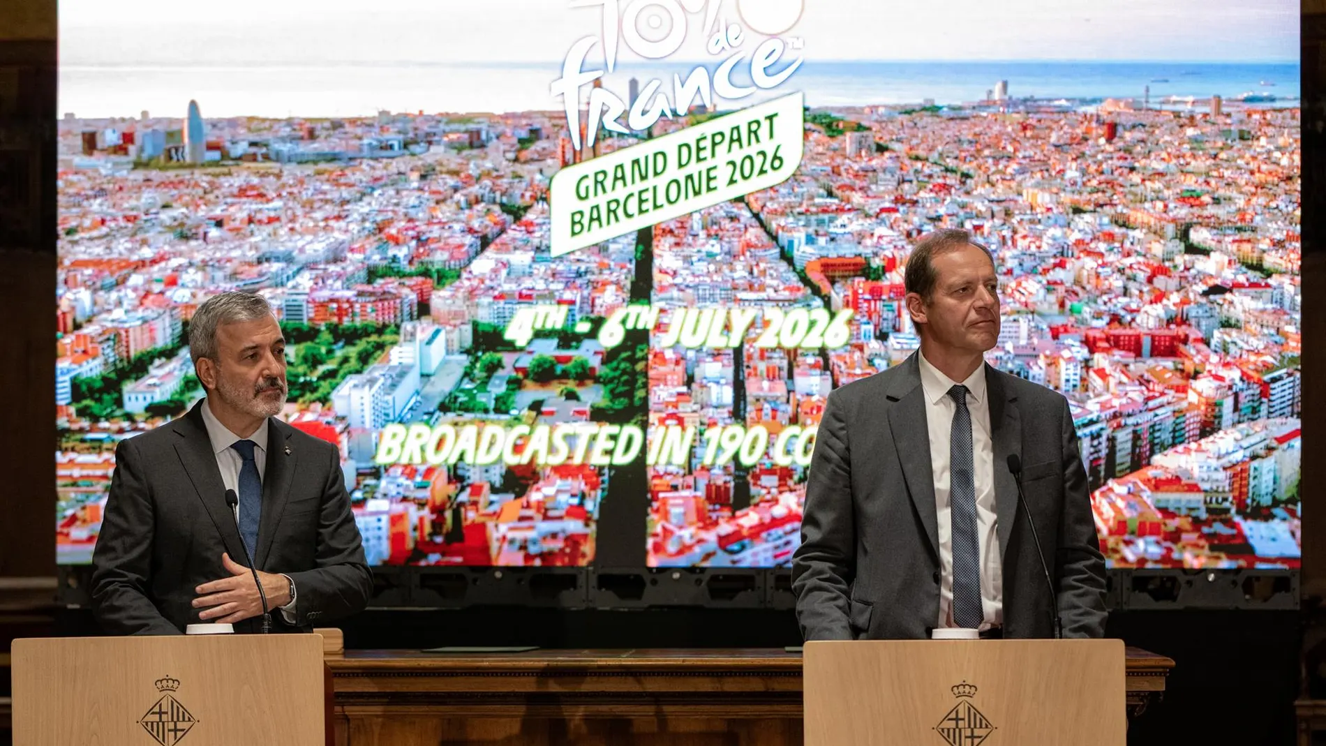 Ciclismo.- El Ayuntamiento de Barcelona pagará 9,7 millones de euros por la salida del Tour de Francia 2026