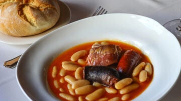 Fabada en 'Casa Adela', en Langreo.