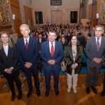 González Gago durante la entrega de las distinciones a los empleados públicos de la Delegación Territorial de Ávila
