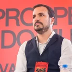 Alberto Garzón durante el Congreso 'Poder y Prosperidad en un mundo multipolar' en São Paulo.