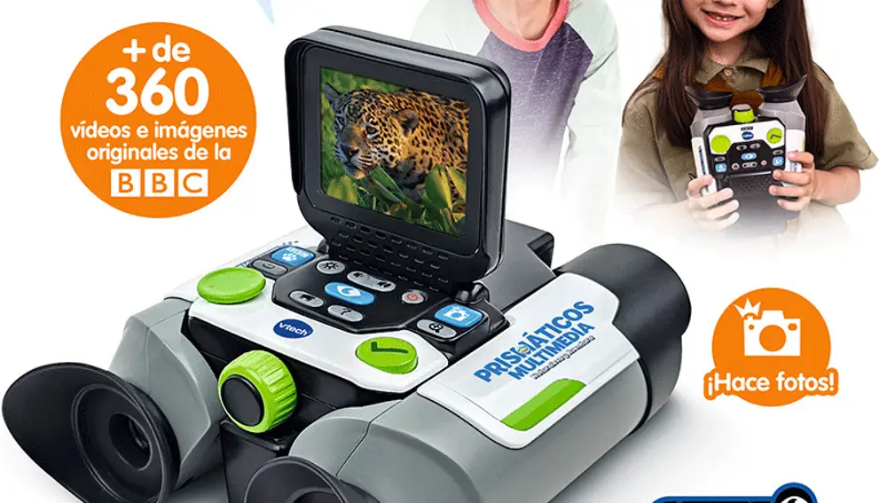 Prismáticos multimedia, Naturaleza y aventura, de Vtech