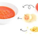Sopa de tomate con quinoa, receta fácil
