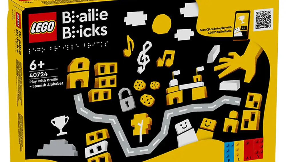 Set de LEGO con sistema de Braille