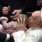 El Papa Francisco dirige la audiencia general del miércoles en la Ciudad del Vaticano