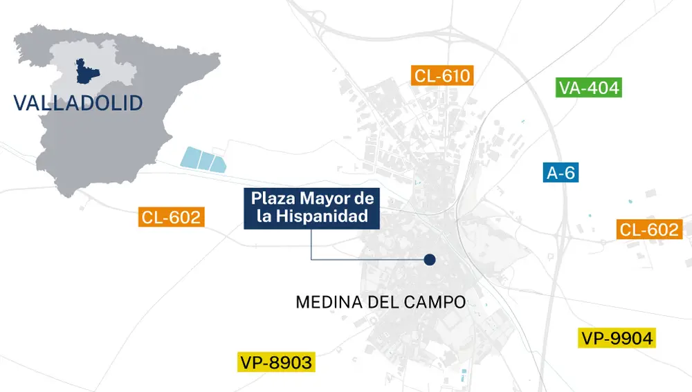 Localizador Medina del Campo