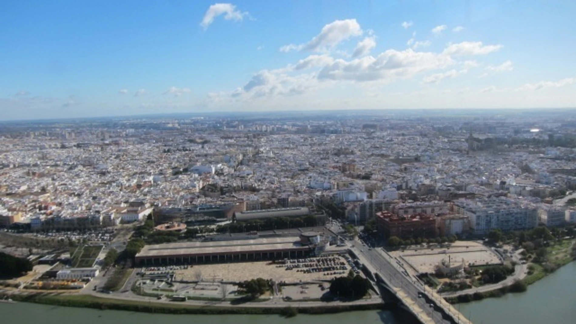 Vista de Sevilla desde la Torre Pelli