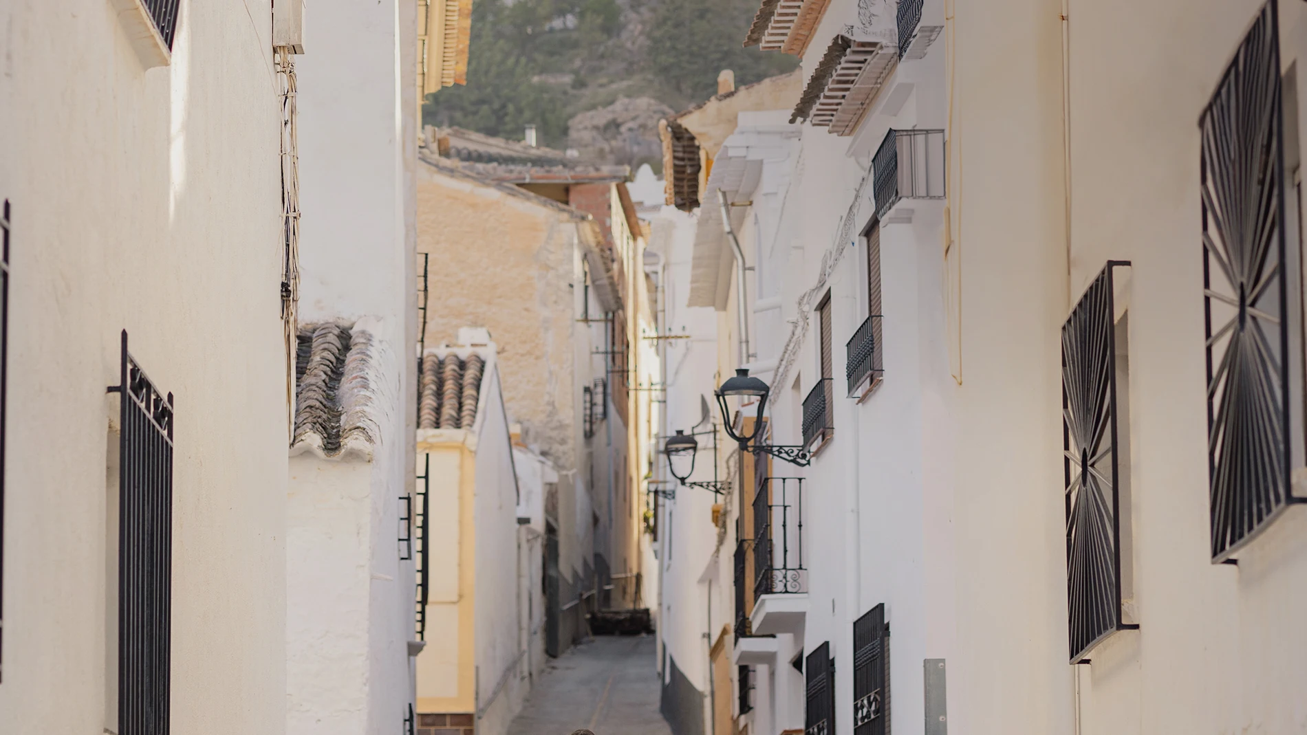 Calle empedrada de Vélez-Blanco