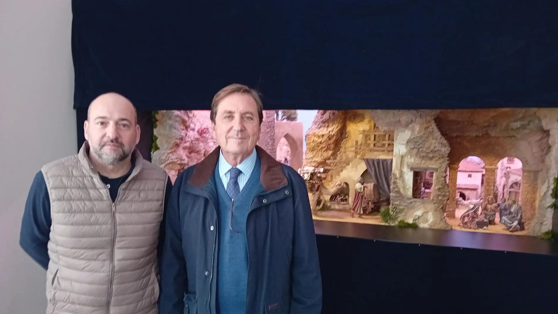 Inaugurado el belén de la Asociación de Belenistas en el Centro Cultural de la Fundación Caja Rural del Sur