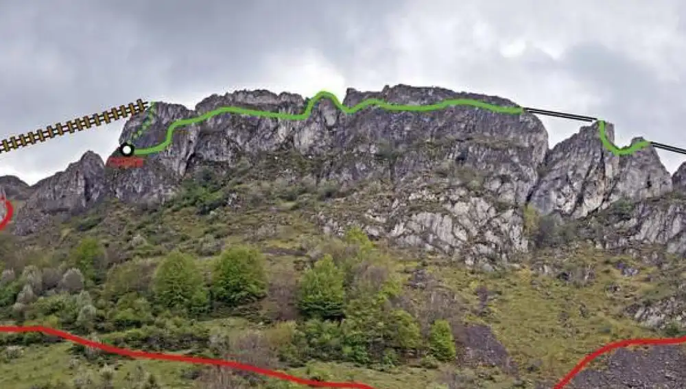 Vía ferrata en Sabero
